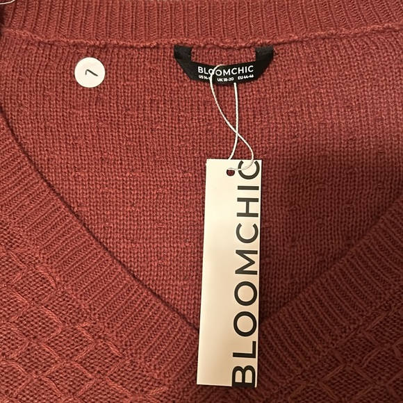 Bloomchic    Women’s V-sweater US size 14-16 - Picture 3 of 5